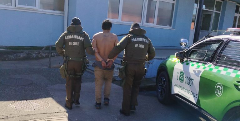 Carabineros de Río Bueno detuvo a individuo que ingresó a un domicilio para robar un parlante
