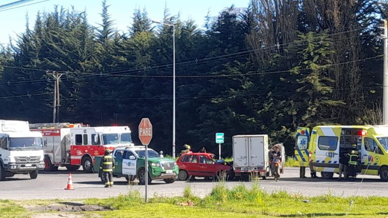 Accidente deja dos heridos esta mañana cerca de Osorno
