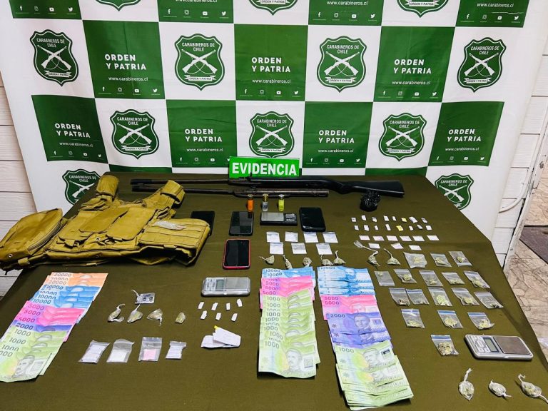 Seis detenidos tras operativo de Carabineros