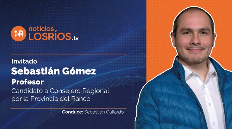 Entrevista a Sebastián Gómez, candidato a consejero regional por la Provincia del Ranco