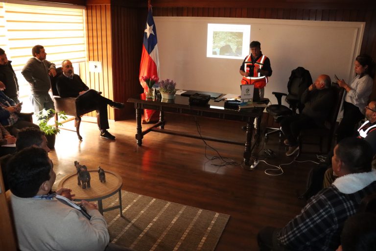 Río Bueno se prepara para simulacro volcánico con reunión final del COGRID comunal