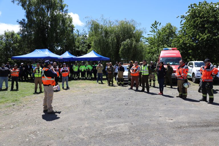 Exitosa participación ciudadana en simulacro de erupción del Cordón Caulle