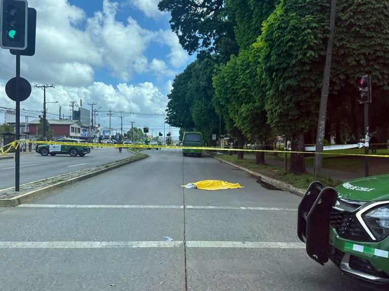 Fiscalía investiga fatal atropello de mujer de 82 años en Valdivia