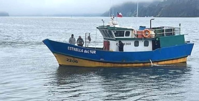 Armada de Chile busca lancha desaparecida en la región de Los Ríos