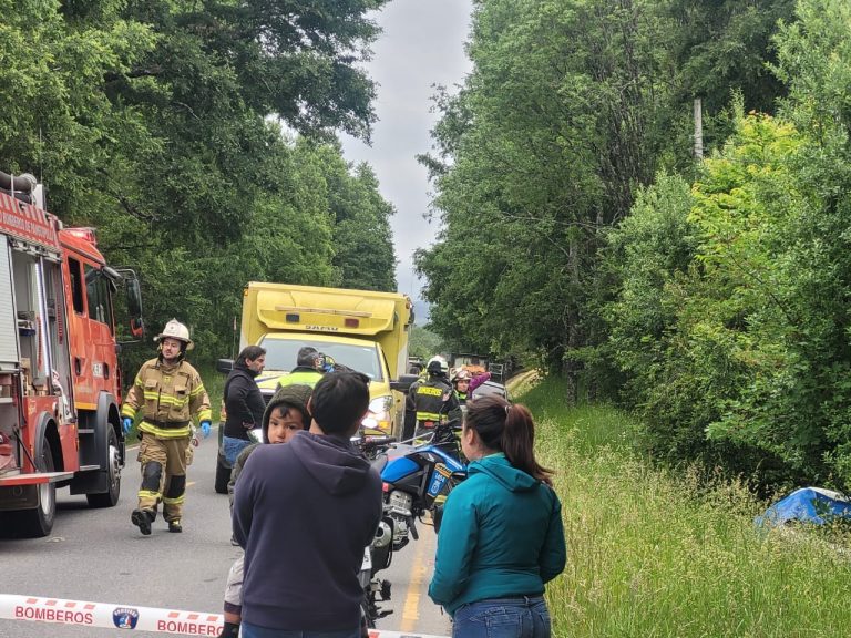 Trágico accidente en Panguipulli deja un fallecido