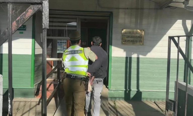 Conductor ebrio es detenido en Paillaco con 2.44 gramos de alcohol en la sangre