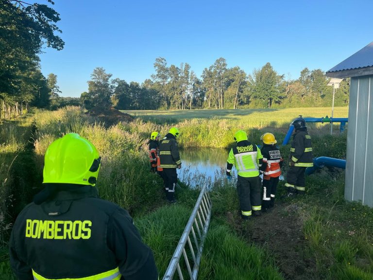 Hombre de 67 años fallece tras caer a un pozo de regadío en Río Bueno
