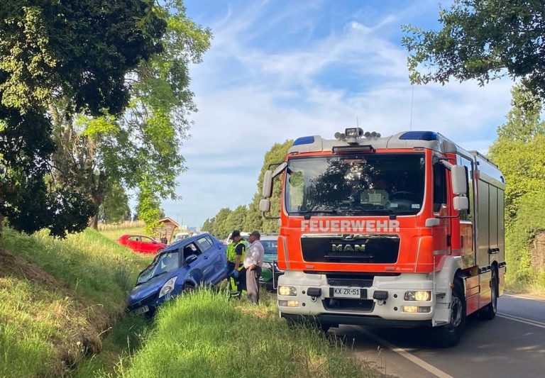 Despiste de vehículo en Trumao movilizó equipos de emergencia de La Unión