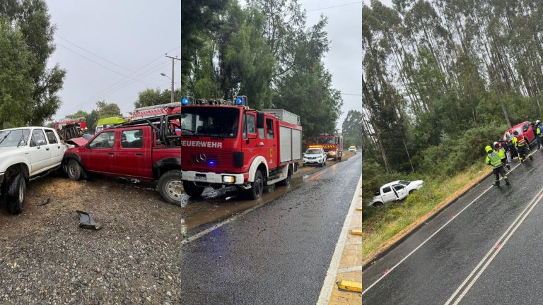 la intensa labor de Bomberos de Paillaco este martes