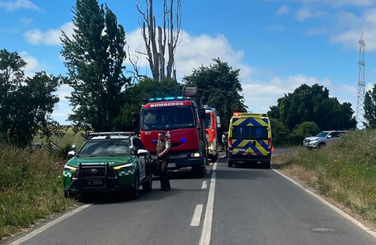 Dos personas lesionadas tras volcamiento de vehículo en La Greda
