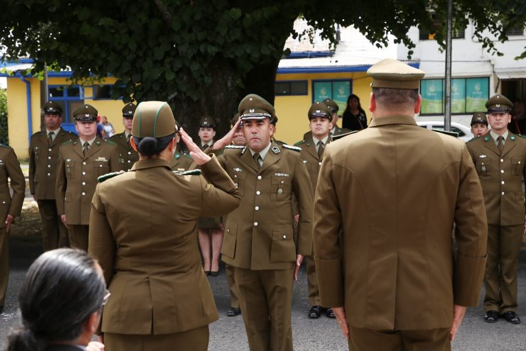 Mayor Juan Cáceres asumió el mando en la Cuarta Comisaría de Carabineros de Río Bueno