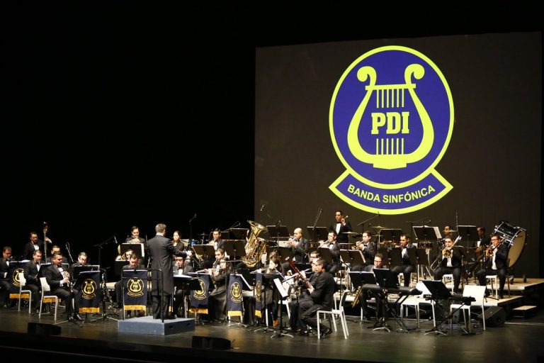 Banda Sinfónica de la PDI se presentará en Valdivia y Panguipulli