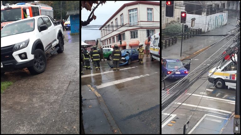 Uno de los conductores habría pasado con luz roja