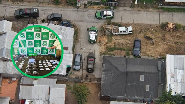 Desarticulan clan familiar dedicado al tráfico de drogas en Mariquina