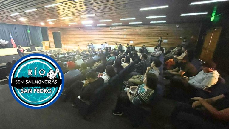 Movimiento río San Pedro sin Salmoneras realizó multitudinaria reunión en contra de psicultura