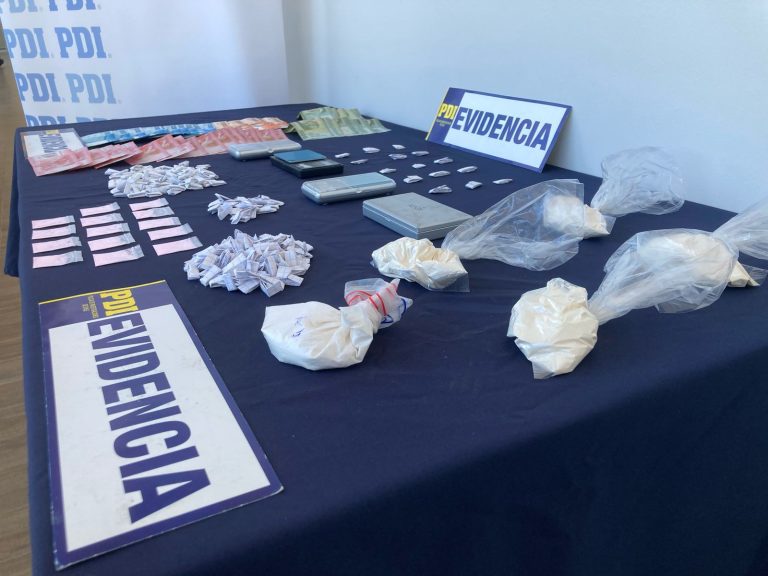 PDI detiene a diez personas por microtráfico de drogas en Valdivia