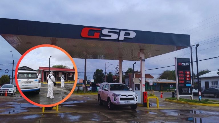 Cinco encapuchados roban violentamente 10 millones de pesos desde servicentro en San Pablo