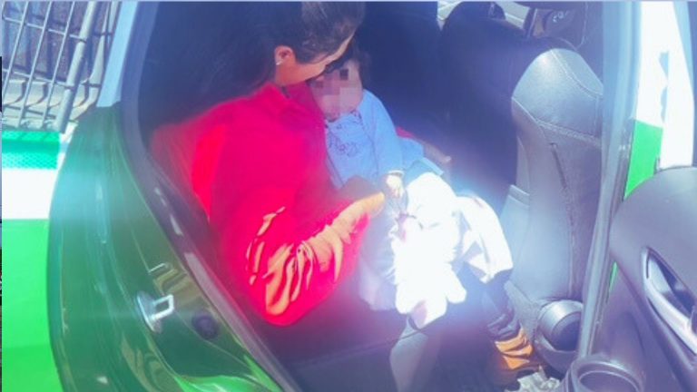 Carabineros devuelve a lactante a su abuela tras ser secuestrada por sus padres