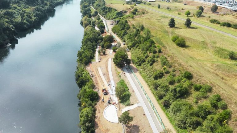 Obras de modernización del borde fluvial presenta un 50% de avance