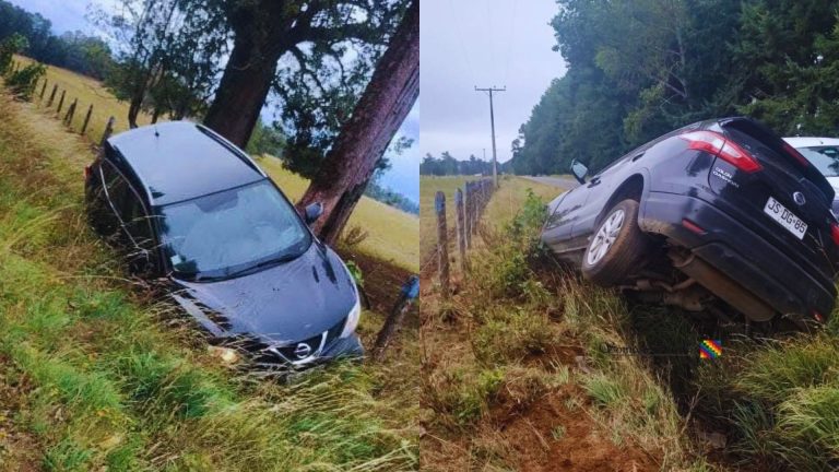 Accidente vehicular en ruta Futrono-Paillaco moviliza a equipos de emergencia