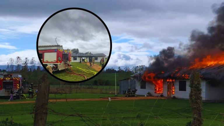 Bomberos de La Unión controla incendio en la localidad de El Campeón