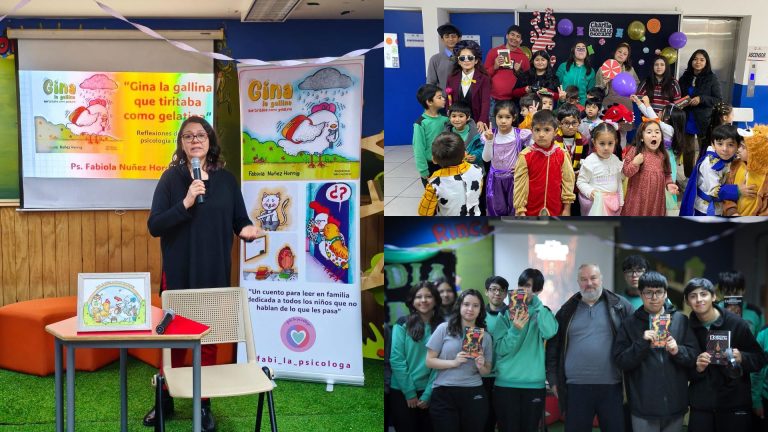 Jack Elkyon y Fabiola Núñez protagonizan celebraciones literarias en el Colegio Padre Damián