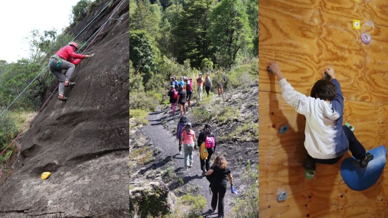Con gran participación culminaron los talleres de trekking, escalada y rappel organizados por la Municipalidad de Futrono