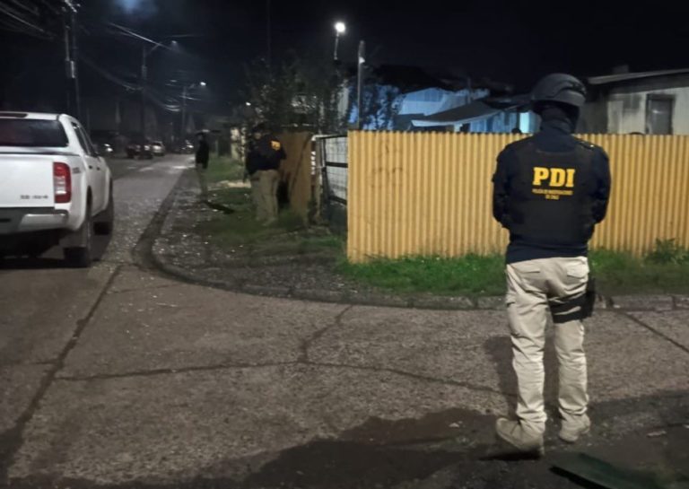 PDI realiza operativo en distintos sectores de La Unión por delitos vinculados a drogas y armas