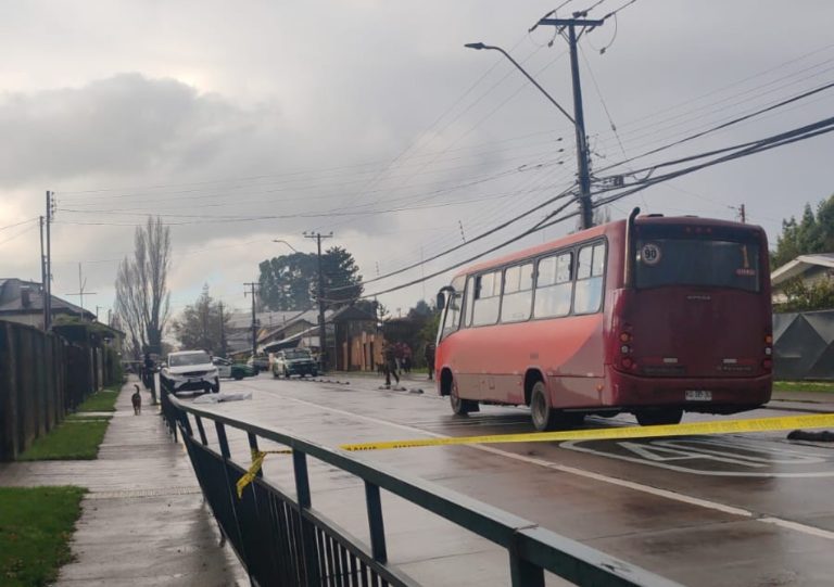 Adulta mayor de 78 años muere tras ser atropellada en Valdivia