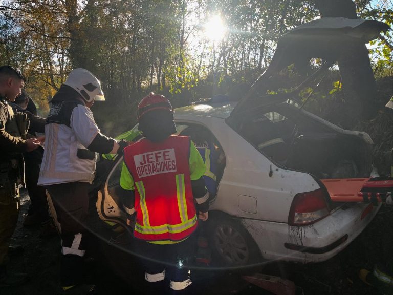 Choque de alta energía en Curralhue Grande dejó una persona lesionada