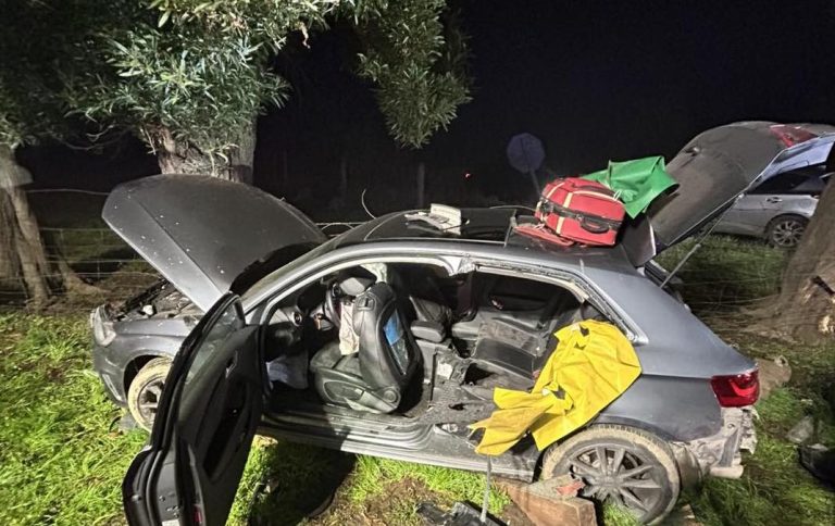 Dos personas resultaron lesionadas tras colisión de vehículo contra un árbol en Champel