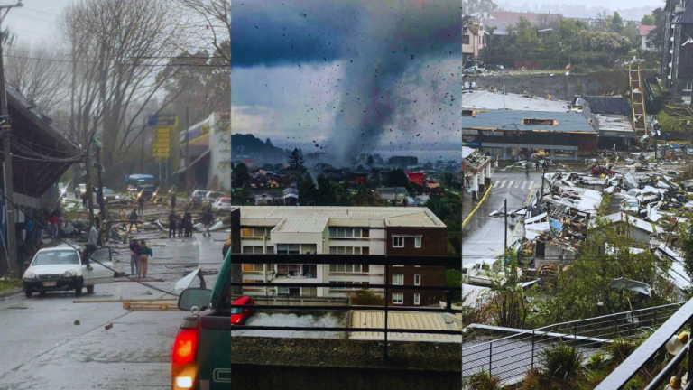 Tornado en Puerto Varas dejó 13 heridos y más de 250 viviendas afectadas
