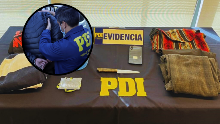 PDI detiene a 4 hombres por robo con violencia y retención de víctima en Osorno
