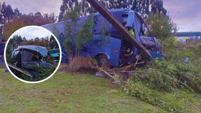 Bus proveniente de La Unión choca por alcance a camión dejando 25 pasajeros lesionados