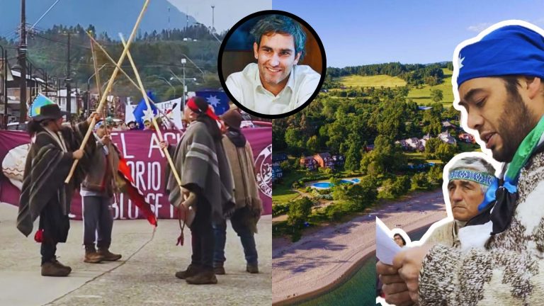 rechazo mapuche al proyecto de la familia Piñera Morel en Futrono