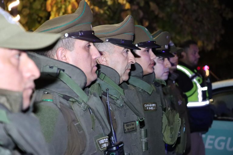 Con amplio despliegue de Carabineros se ejecutó ronda intersectorial de fiscalización preventiva