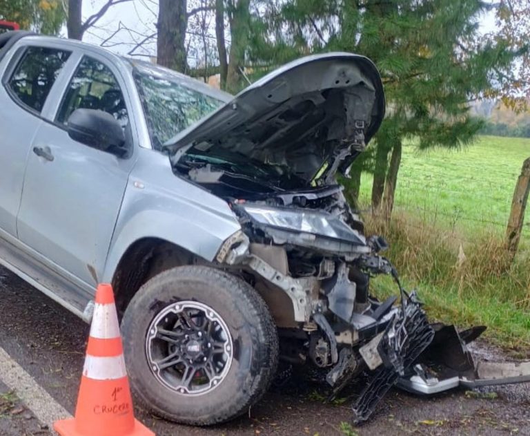 Menor de 13 años sufre graves lesiones tras accidente en Folilco