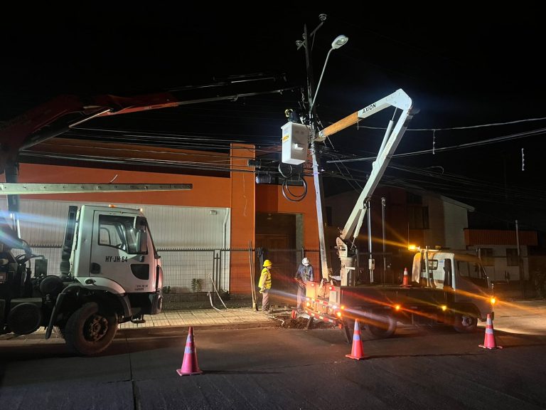 Saesa reporta 47 postes chocados en el primer semestre en las provincias de Osorno y del Ranco