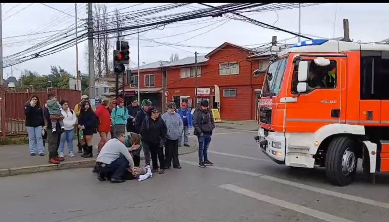 Adulta mayor de 76 años fue atropellada en pleno centro de La Unión