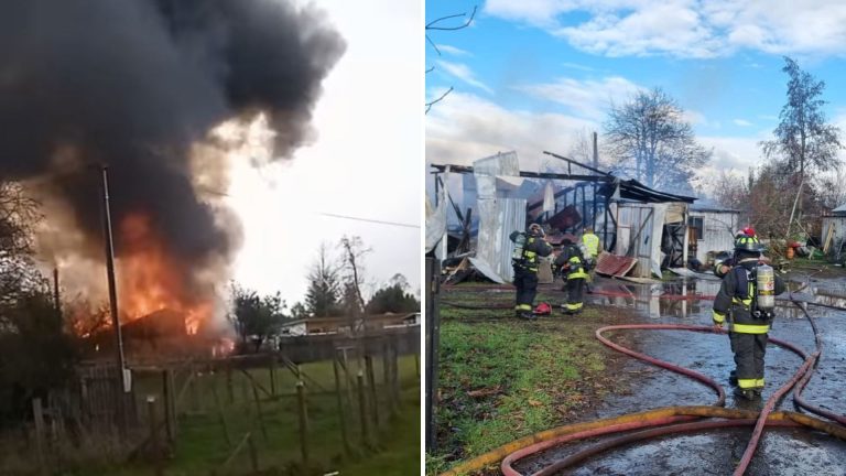 Incendio destruyó taller mecánico en Puerto Nuevo