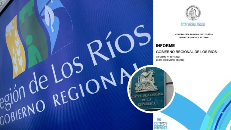 Contraloría detecta irregularidades en uso de recursos públicos por parte del Gobierno Regional de Los Ríos