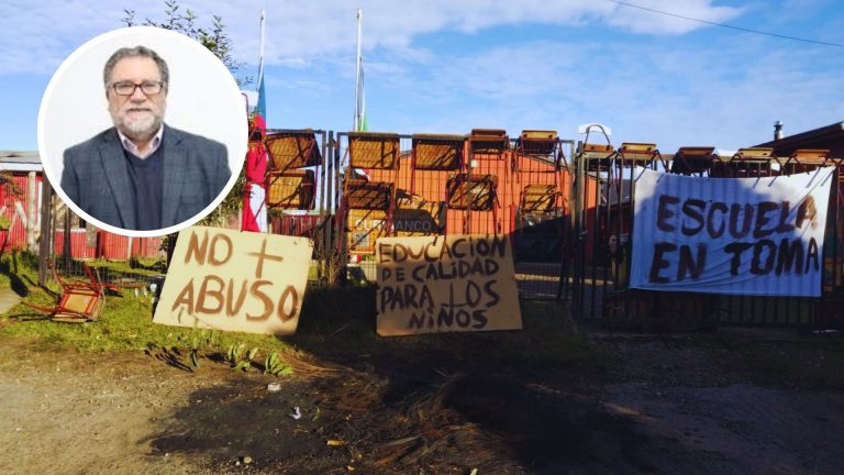 Toma en la Escuela de Curiñanco continúa por incumplimiento de compromisos del SLEP