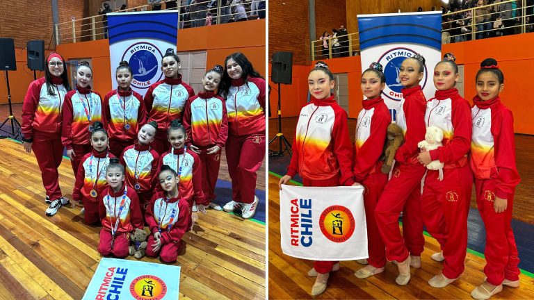 Club Rítmica Española Valdivia logra destacados resultados en el Primer Control Nacional de Gimnasia Rítmica