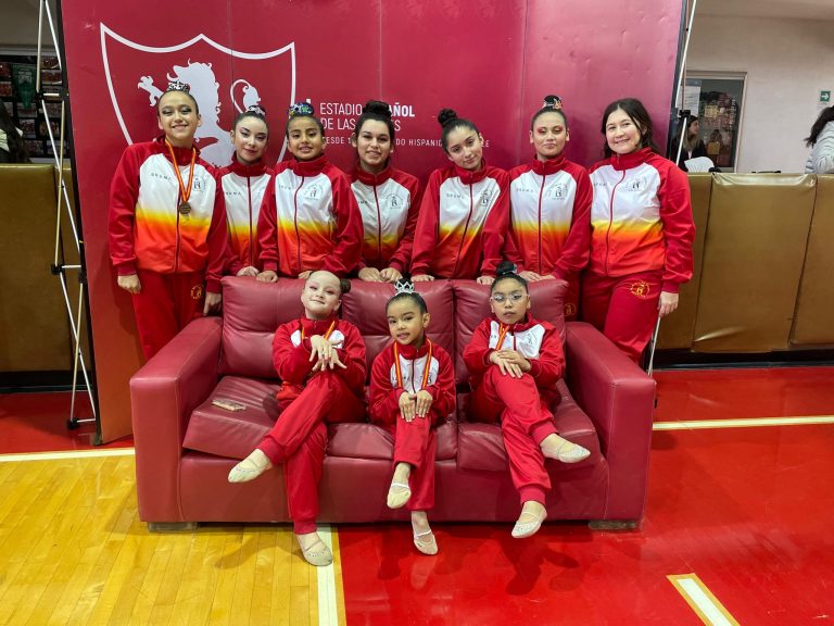 Club Rítmica Española de Valdivia consigue podios en la Copa España en la comuna de Las Condes
