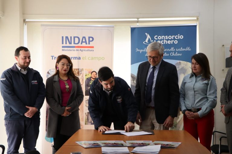 INDAP y Consorcio Lechero impulsarán la sustentabilidad láctea en la agricultura familiar campesina