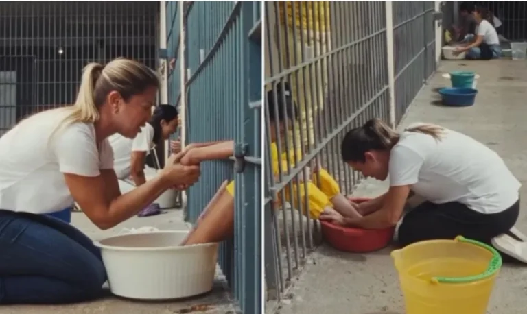 Mujeres cristianas lavan los pies a reclusas en Brasil y les devuelven dignidad a través del amor