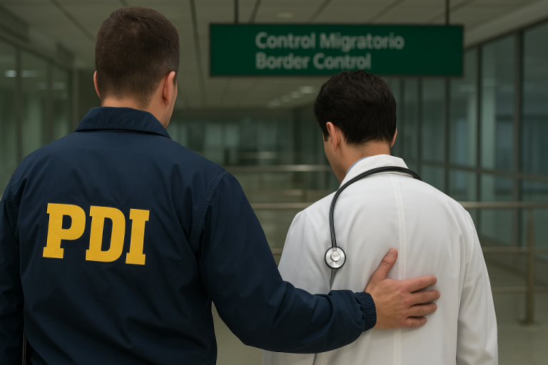 Chile expulsa y prohíbe ingreso a 281 médicos extranjeros por emitir licencias falsas