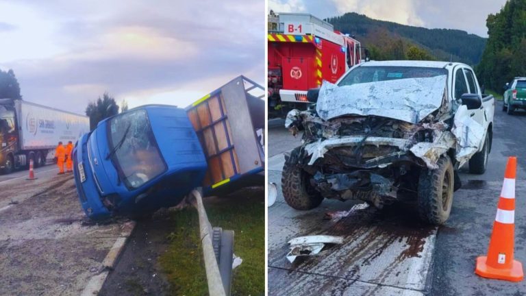 Accidente en Ruta 5 Sur deja una persona lesionada en Los Lagos