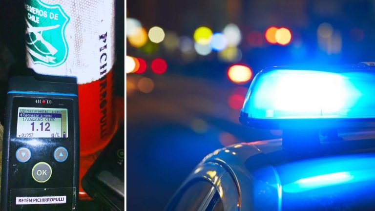 Detienen a conductor que manejaba ebrio y en sentido contrario en pleno centro de Paillaco