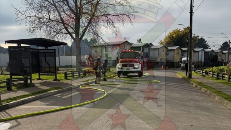 menores y funcionarios fueron evacuados